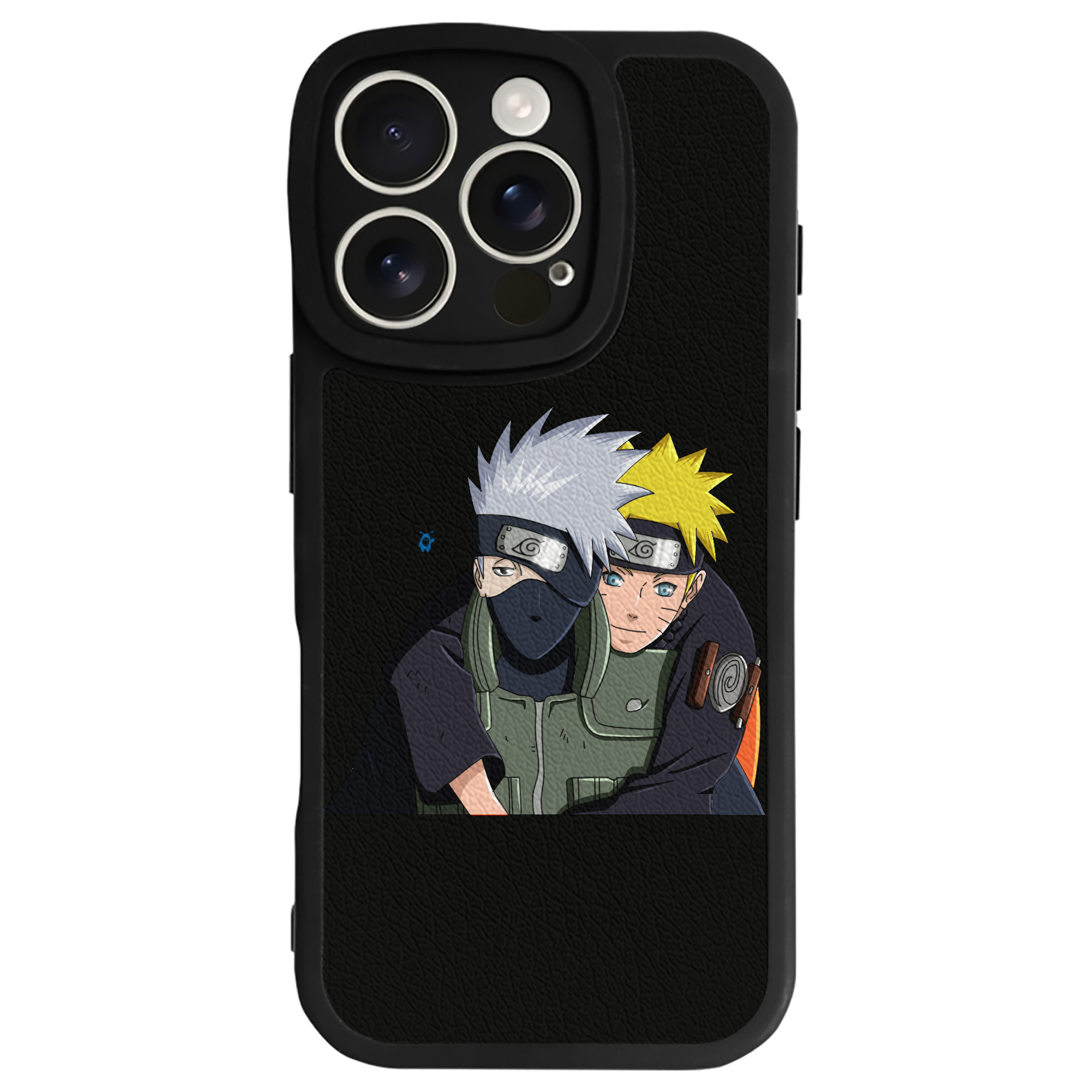 （画像用） NARUTO -ナルト- はたけ カカシ Hatake Kakashi 【iPhone 16シリーズ対応】シリコンスマホケース（レザー調） 材質：シリコン